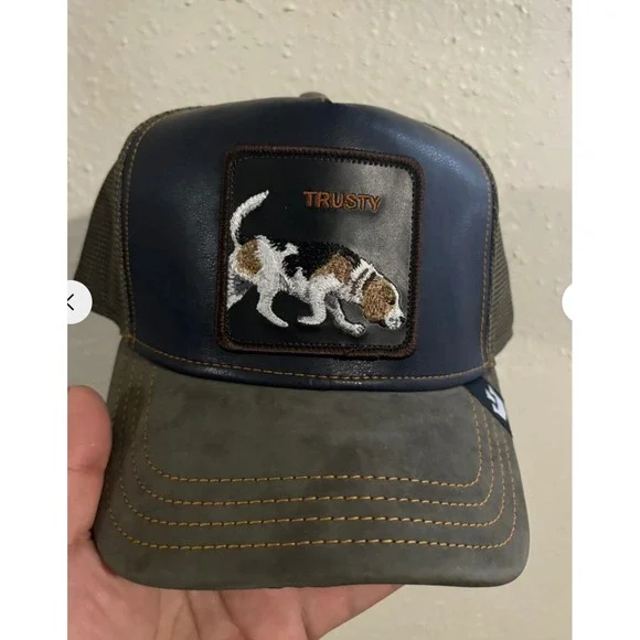 Goorin Bros The Farm Trusty Beagle "Klem Bell" Dog Trucker Hat New With Tags - Picture 1 of 10